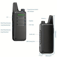 Talkie Walkie rechargeable Baofeng T20 - Unviers Talkie