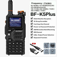 Radio Émetteur Récepteur amateur Baofeng K5PLUS - Univers Talkie