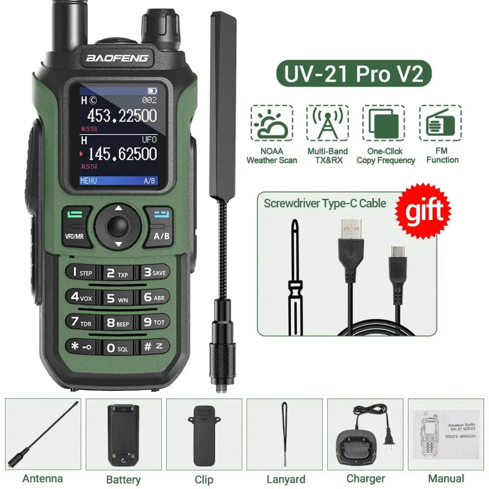 Talkie Walkie longue portée montagne Baofeng UV 21 Pro - Unviers Talkie