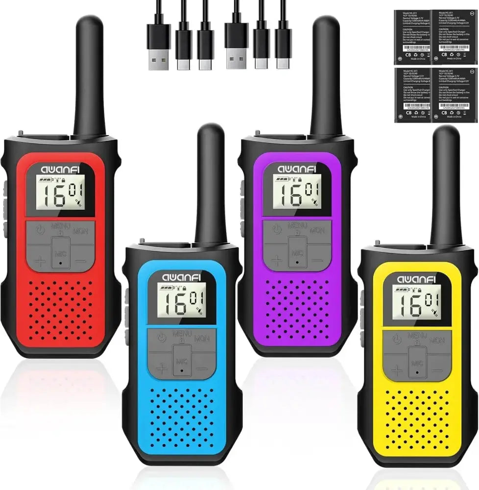 Pack de 4 Talkies Walkies enfant - Unviers Talkie