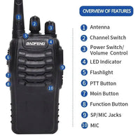 Talkie Walkie Pro Baofeng BF-888S - Unviers Talkie