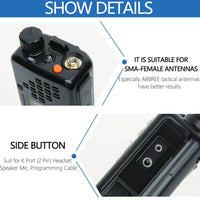 Talkie Walkie longue portée militaire Baofeng AR-152 15W - Unviers Talkie