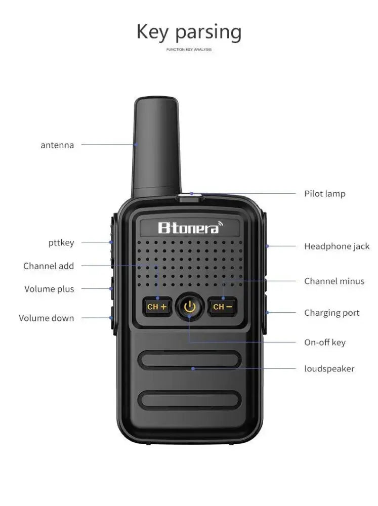 Talkie Walkie enfant longue portée - Unviers Talkie