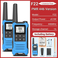 Talkie Walkie sans License Baofeng F22 - Unviers Talkie