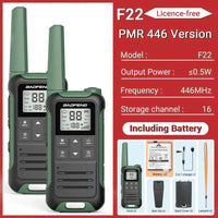 Talkie Walkie sans License Baofeng F22 - Unviers Talkie