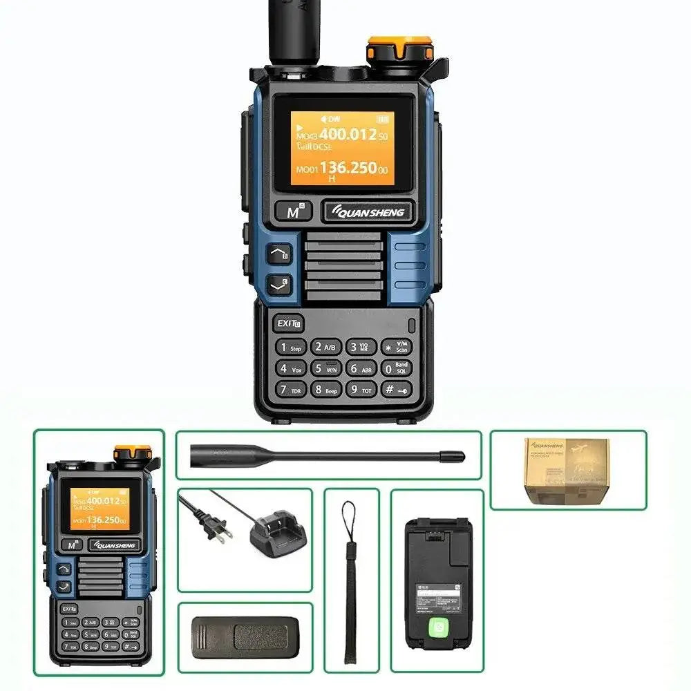 Radio Émetteur Récepteur VHF/UHF longue portée Quansheng UV-K6 - Unviers Talkie